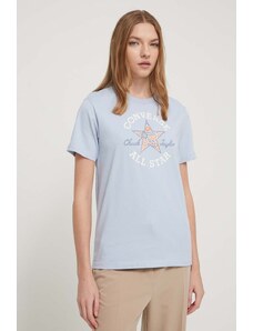 Converse t-shirt in cotone donna colore blu