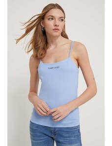 Tommy Jeans top donna colore blu