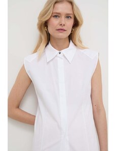 BOSS camicia donna colore bianco