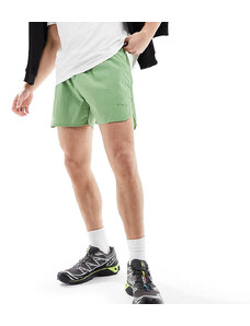 COLLUSION - Pantaloncini stile runner verdi in nylon stropicciato-Neutro