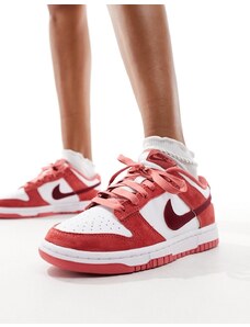 Nike - Dunk SE - Sneakers basse bianco sporco e rosso rosa misto