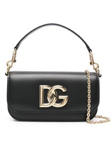 Dolce & Gabbana Borsa a tracolla con placca DG