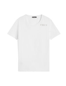 Freddy T-shirt in jersey con borchie metallizzate sui fianchi