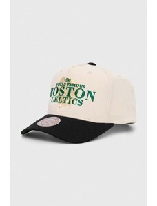 Mitchell&Ness berretto da baseball NBA BOSTON CELTICS colore beige