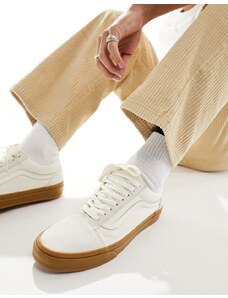 Vans - Old Skool - Sneakers bianco sporco con suola in gomma
