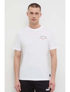 Puma t-shirt in cotone uomo colore bianco 624272