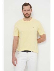 Marc O'Polo t-shirt in cotone uomo colore giallo