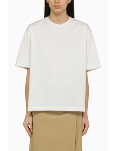 Burberry T-shirt bianca oversize in cotone
