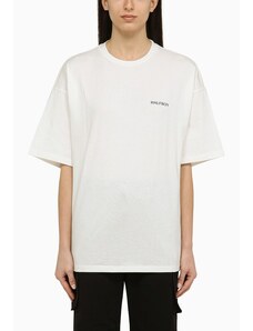 HALFBOY T-shirt girocollo bianca con logo