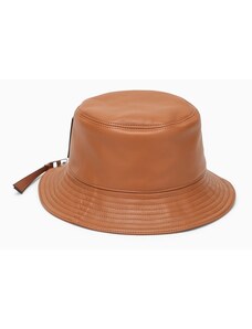 Loewe Cappello bucket marrone in pelle