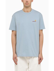 Carhartt WIP T-shirt S/S American Script azzurra