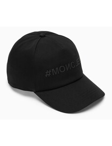 Moncler Grenoble Cappello da baseball nero con logo