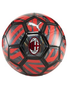 Pallone da calcio rosso e nero con logo Puma AC Milan Fan