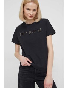 Desigual t-shirt in cotone donna colore nero