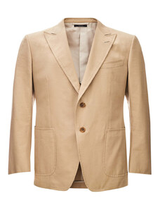 Giacca in Cotone Monopetto Tom Ford 52 Beige 2000000011929 9151000026772