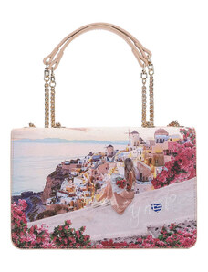 YNot tracolla flap bag Greecia Sunset YES471S4