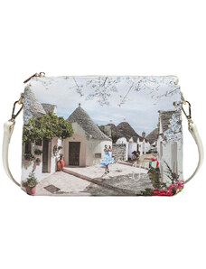 YNot tracolla shoulder bag 3 scomparti Alice in Trulli YES399S4