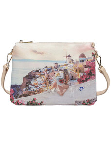 YNot tracolla shoulder bag 3 scomparti Greecia Sunset YES399S4