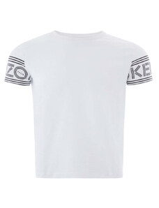 T-Shirt Kenzo Bianca con Logo S Bianco 2000000011660