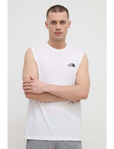 The North Face t-shirt uomo colore bianco
