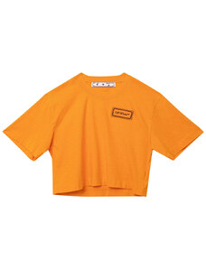 T-Shirt Cropped Arancione Off-White M Arancione 2000000004877