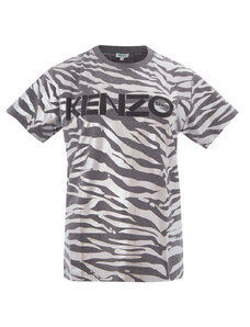 T-Shirt Stampa Animalier Metal Kenzo S Multicolore 2000000007441