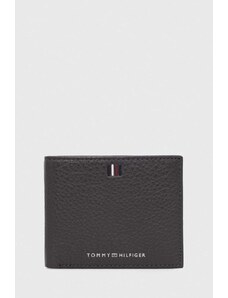 Tommy Hilfiger portafoglio in pelle uomo colore grigio