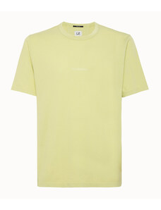 C.P COMPANY t-shirt jersey garment dyed logo