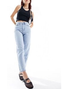 Vero Moda - Tessa - Mom jeans lavaggio blu chiaro a vita alta