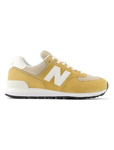 New Balance - 574 - Sneakers gialle-Marrone