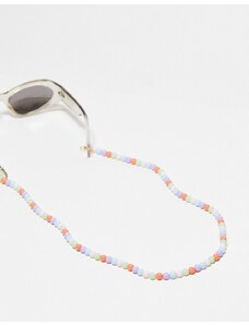Jeepers Peepers - Catenina per occhiali da sole con perline multicolore stile caramelle