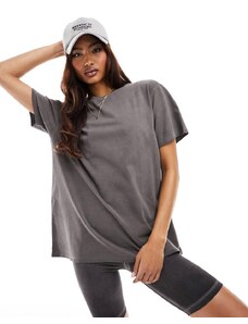 ASOS 4505 - Icon - T-shirt oversize quick dry grigio antracite slavato