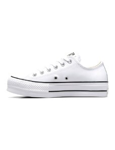 Converse - Chuck Taylor All Star Lift Ox - Sneakers bianche in pelle-Bianco