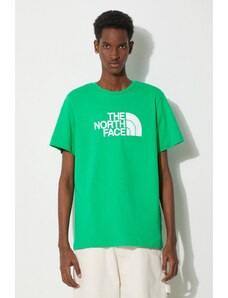 The North Face t-shirt in cotone M S/S Easy Tee uomo colore verde NF0A87N5PO81