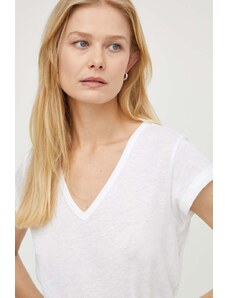 AllSaints t-shirt in cotone Anna donna colore bianco