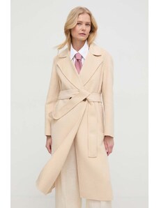 Marella cappotto in lana colore beige