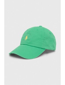 Polo Ralph Lauren berretto da baseball in cotone colore giallo