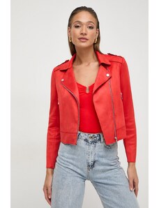 Morgan giacca da motociclista donna colore rosso