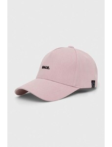 BALR berretto da baseball in cotone colore rosa con applicazione