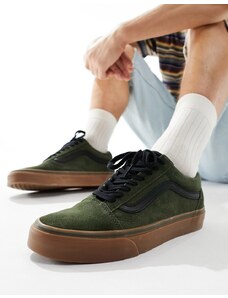 Vans - Old Skool - Sneakers marrone chiaro con suola in gomma