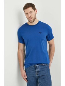 Barbour t-shirt in cotone colore blu