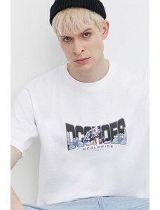 DC t-shirt in cotone uomo colore bianco