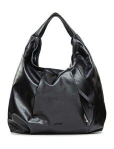 VIC MATIE' Shopping bag in pelle nera