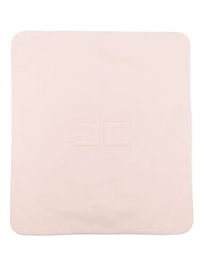 ELISABETTA FRANCHI KIDS Coperta rosa neonata logo