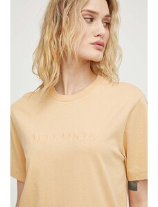 AllSaints t-shirt in cotone PIPPA donna colore giallo