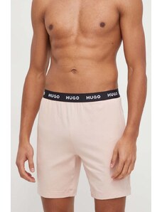 HUGO shorts lounge colore rosa