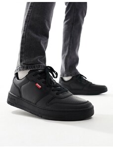 Levi's - Drive - Sneakers in pelle nere con logo-Nero