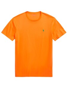 Polo Ralph Lauren T-shirt arancione in jersey Custom Slim-Fit