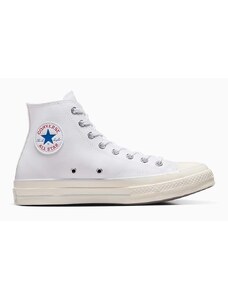 Converse scarpe da ginnastica Chuck 70 HI colore bianco A07201C