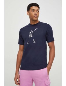 Fila t-shirt in cotone uomo colore blu navy